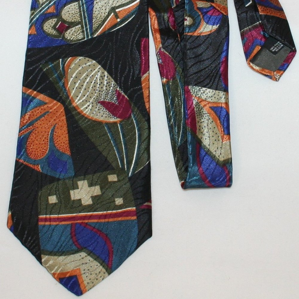 Bica Uomo Geometric Polyester Tie